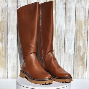 NEW - Giani Bernini Women's Jordyy Lug Sole Knee High Riding Boots - Size 7.5 M